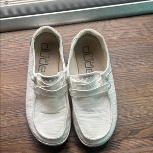 Hey Dude Men's Cream Loafers